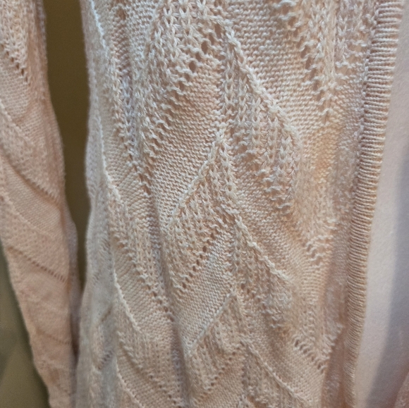 Verve Ami | light pink Heather Cardigan Sweater - Picture 4 of 11